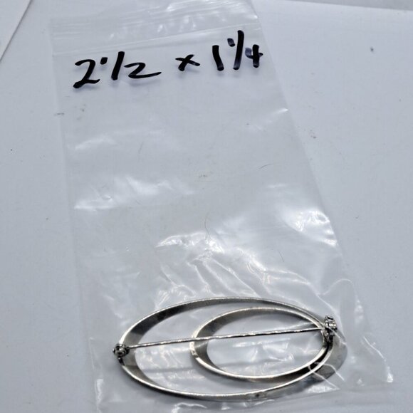 Vintage MCM Scandinavian brooch 2.5" wide - Picture 5 of 5